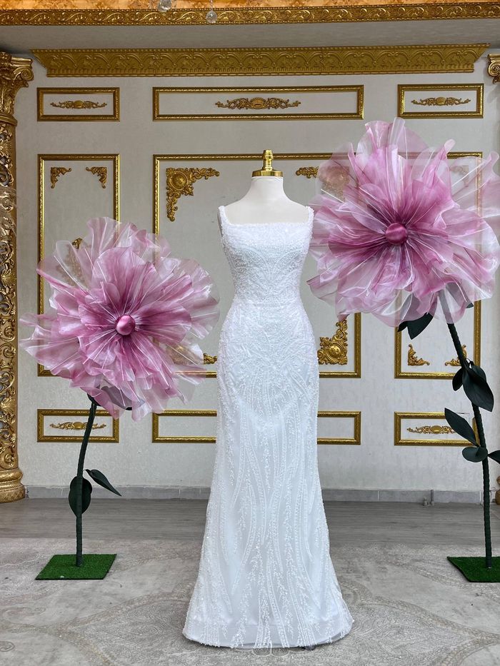 Robe de mariée coupe droite