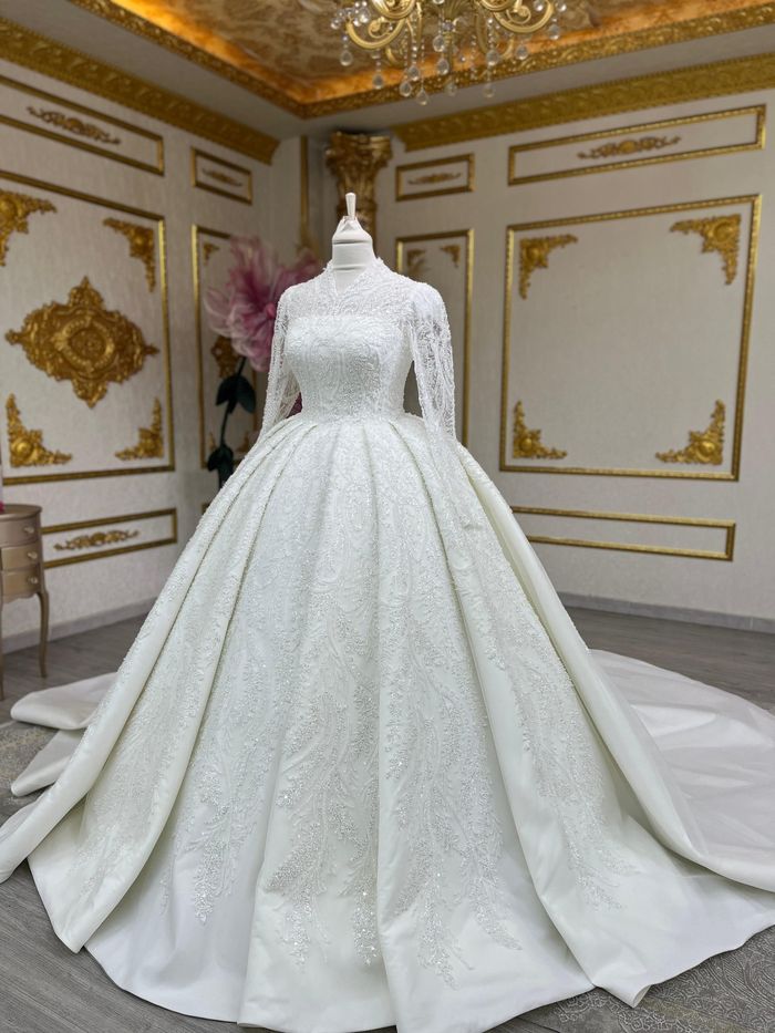 Robe de mariée princesse avec manches