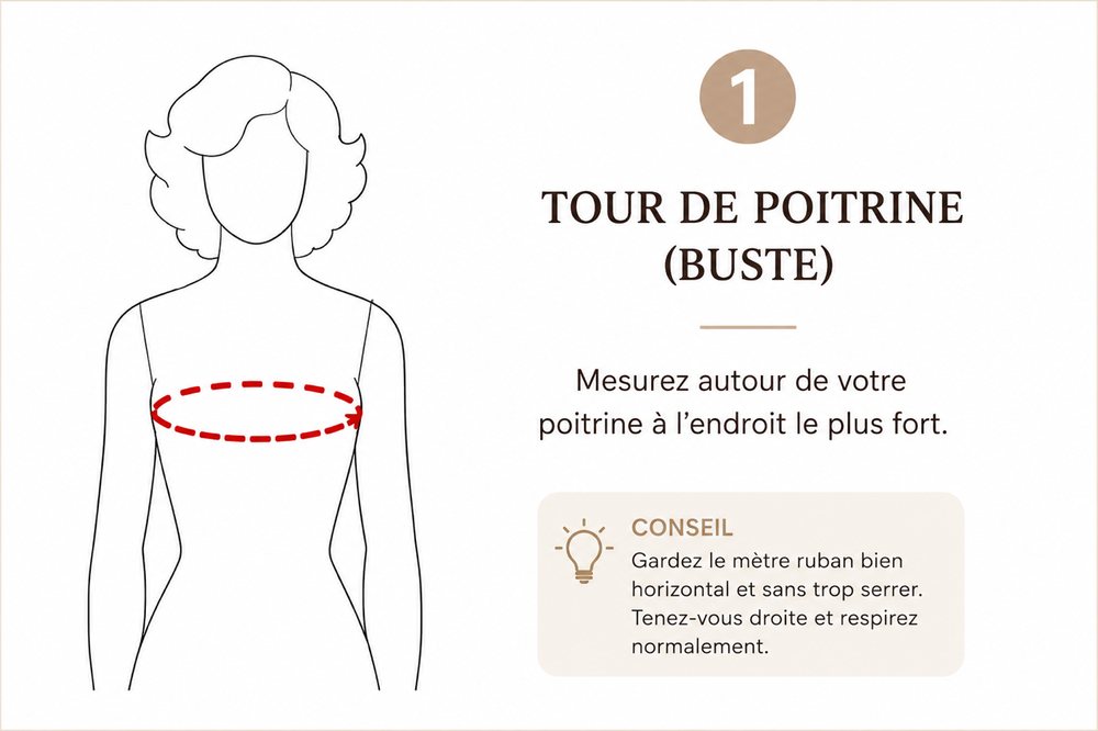 Mesure 1, tour de poitrine